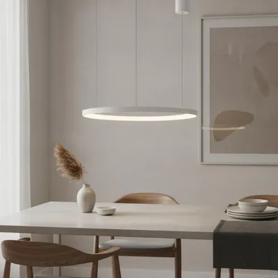 Productafbeelding van Design hanglamp Pertino wit Ø 48cm 2700K, AI-gegenereerde afbeelding