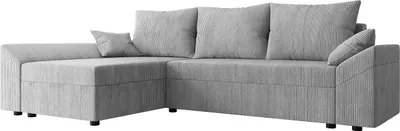 Produktbild von MIRJAN24 Ecksofa Dante L Cord, Eckcouch, Couch mit Bettkasten und Schlaffunktion, L-Form, Wohnzimmer (Farbe: Poso 110)