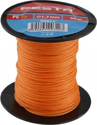 Zdjęcie produktu dla Sznurek murarski FESTA 1,7 mm 50 m pomarańczowy
