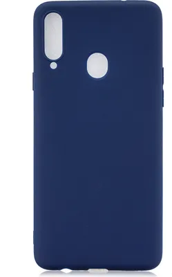 Produktbild von Für Samsung A10S A20S Shockproof TPU Rückenabdeckung Weiche Candy Farbe Frosted Surface Handy Case Navy