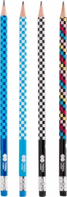 Immagine prodotto di Matita triangolare Skate 2B con gomma Happy Color confezione da 24 pezzi.