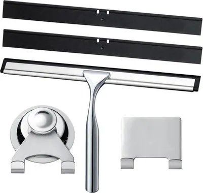 Image de Nettoyant pour douche, acier inoxydable, nettoyage des vitres, salle de bain