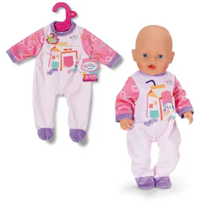 Zdjęcie produktu dla BABY born Romper Lucky 43cm, Kombinezon jednoczęściowy dla lalek, 3 lat(a)