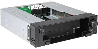 Produktbild von Icy Dock DuoSwap, Schwarz, 6 Gbit/s, 42 mm, 178,2 mm, 147,8 mm, 621 g