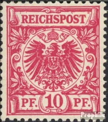Produktbild von Briefmarken Deutsches Reich 1889 Mi 47ba gestempelt Ziffernzeichnung/Reichsadler
