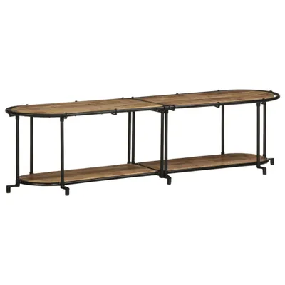 Zdjęcie produktu dla vidaXL Półka pod TV 160x42x40 cm Surowe drewno mango