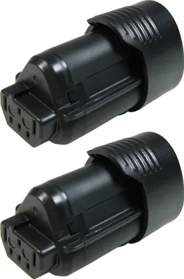 Produktbild von 2x Trade-Shop Li-Ion Akku 12V / 1500mAh ersetzt AEG AC82048 AC82008 130188001 L1230 130446007 130446001 130446011 200901008
