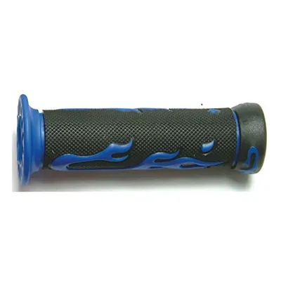 Produktbild von Griffgummi "Flamme" Paar, Ø 22/25 mm, Länge 130 mm blau