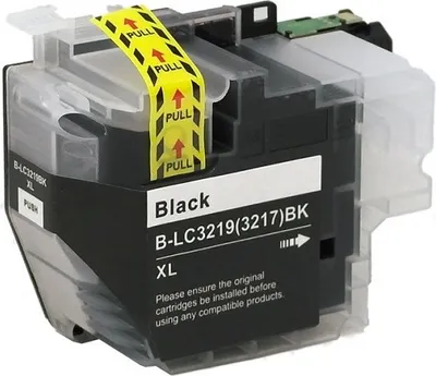 Image de Cartouche d'encre compatible avec Brother LC-3219 XL / LC-3217 Noir