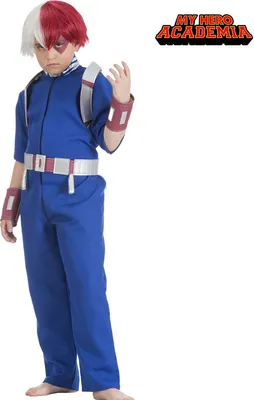 My Hero Academia Kostüm Izuku Midorya für Kinder Gr. 128-152 blau Manga Anime Filmheld Serienheld Comic Fasching Karneval Mottoparty Gruppenkostüm Kinderfasching Cosplay