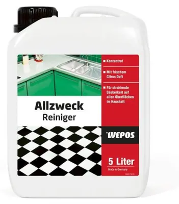 Produktbild von WEPOS Allzweck Reiniger 5 Liter | pH-trales Reinigungskonzentrat für alle Oberflächen