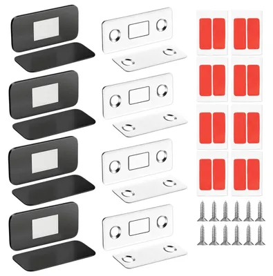 Türmagnete, 6 Stück, ultradünn, selbstklebend, für Schranktüren