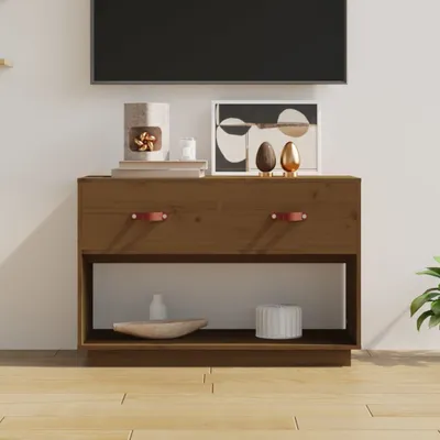Produktbild von vidaXL TV-Schrank Honigbraun 90x40x60 cm Massivholz Kiefer
