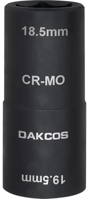 Obrázok produktu pre Nárazový kľúč, sada očiek 18,5 x 19,5 mm, materiál CR-MO, 1/2" pohon, určený na montáž a demontáž hliníkových diskov