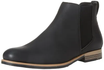 Productafbeelding van A. Essentials heren Chelsea-laarsjes, zwart, kunstleer, maat 45 EU
