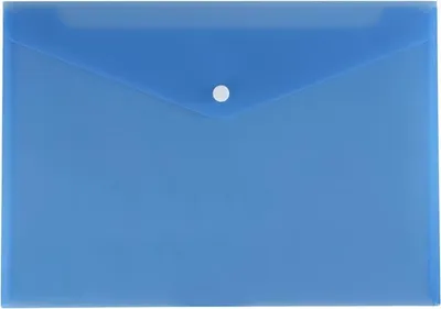 Immagine prodotto di Custodia pieghevole con pulsante Q-Connect, A4, blu