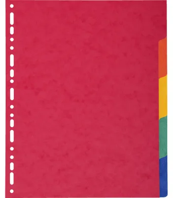 Produktbild von Exacompta 25x Register A4 Maxi, Colorspan-Karton 225g, 5 Taben - 2405E