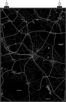 Produktbild von Mr. & Mrs. Panda Bild Friesoythe DIN A2 - Geschenk, Stadt Dorf Karte Landkarte Map Stadtplan, wandkunst, kunstdruck poster, drucke, wanddeko, Deko