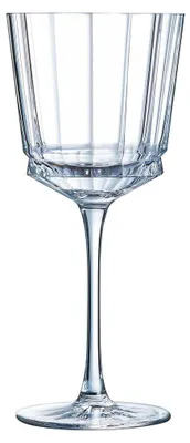 Image de 4 verres à pied 35cl Macassar - Cristal d'Arques - Verre ultra transparent au design vintage