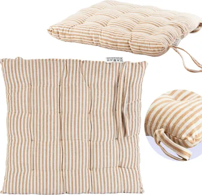 Obrázok produktu pre Vankúš Na Stoličku S Popruhmi 40x40 cm Záhradná Terasa