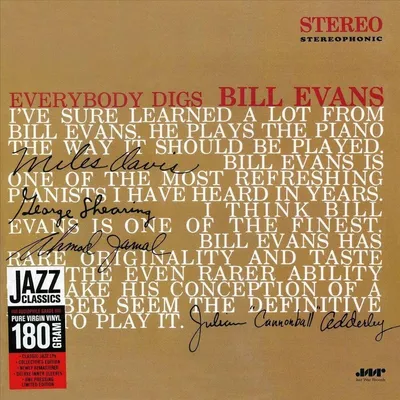 Obrázek produktu pro Bill Evans - Everybody Digs Bill Evans (Limited Edition) (180 g) (LP)