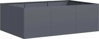 Produktbild von vidaXL Pflanzkübel Anthrazit 120x80x40 cm Stahl