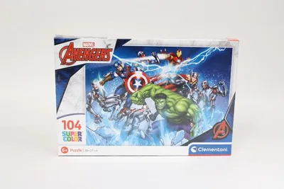 Zdjęcie produktu dla Cle Puzzle 104 Superkolor Marvel Avengers 25744