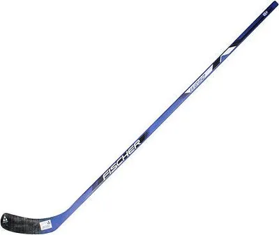 A hockey stick on a white background.