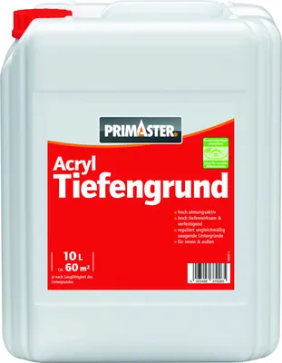 Produktbild von Primaster Acryl Tiefengrund 10 L farblos
