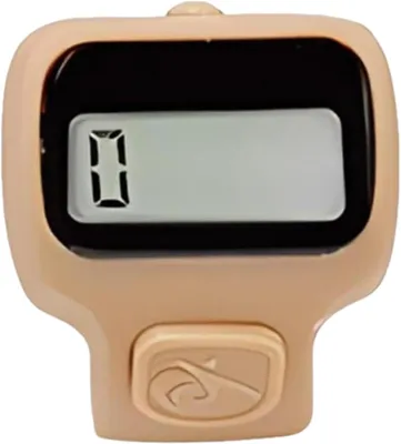 Productafbeelding van Digitale Vingerteller - Hand clicker - Ronden tellen - Geïntegreerd LED licht - 9 x 5 x 3 cm - Bruin