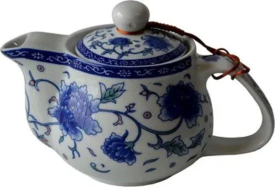 Obrázek produktu pro Konvička - klasický design - 500 ml - modrá a bílá - porcelán