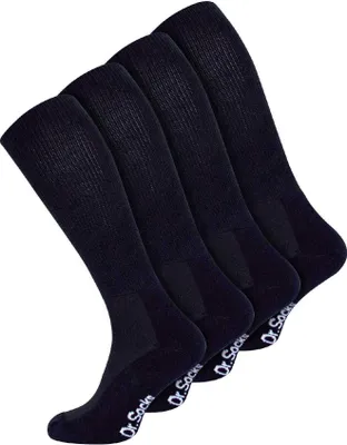 Produktbild von Dr. Socks - Diabetiker Kniestrümpfe Extra Weit | Uni Socken Ohne Gummibund