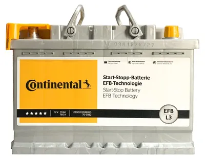 Immagine prodotto di Batteria auto Continental EFB Start&Stop L3 2800012039280 12V 70Ah 760A