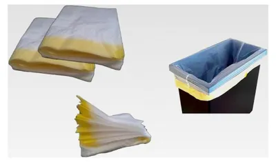 Produktbild von Müllbeutel Allzweckbeutel Reißfeste Müllbeutel mit Zugband 55L - 3 Packungen à 20 Beutel