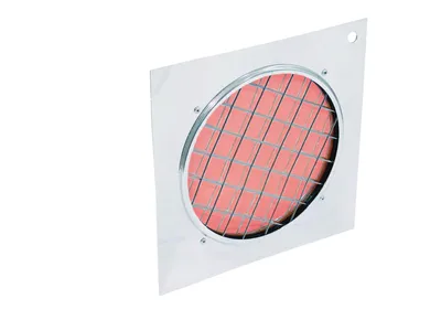 Image de EUROLITE Filtre dichro rouge, cadre argenté PAR-56