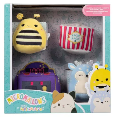 Immagine prodotto di Set di peluche Squishmallows Micromallows Game On - 4 pezzi