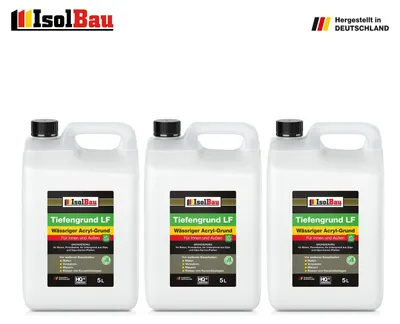 Produktbild von Isolbau Tiefengrund LF 15 L Tiefgrund Haftgrund Wand Boden ️ GERMANY ️