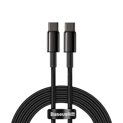 Obrázek produktu pro Nabíjecí kabel USB typu C - Rychlé nabíjení USB typu C - Quick Charge 100 W 5 A 2 m černý