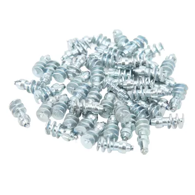 Produktbild von 50 Stück Schraubreifen-Spikes aus Wolframstahl – Rutschfeste Schneeketten für Lkw, Gabelstapler, Offroad-Fahrzeuge