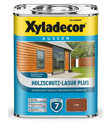 Produktbild von XYLADECOR Holzschutz-Lasur Plus Teak 750ml - 5362551