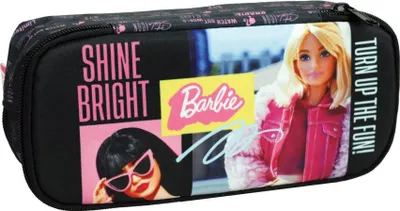 Zdjęcie produktu dla Piórnik Barbie 2 przegródki 26cm Shine Bright Glitter