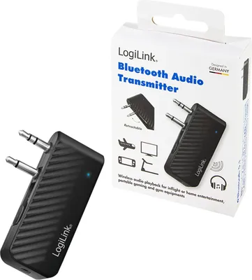 Produktbild von LogiLink BT0061, Bluetooth, 3,5 mm, 7 m, Schwarz, Akku, 200 mAh