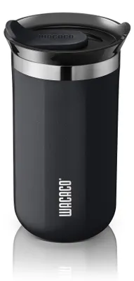 Isolierbecher 300 ml, doppelwandig, Edelstahl, mit Deckel, Onyx Schwarz