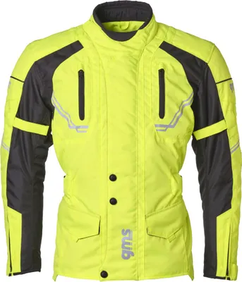 Produktbild von GMS Taylor Motorrad Textiljacke, neon-gelb, S