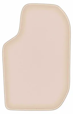 Produktbild von DURBAN Beige Velours-Fahrerfußmatte für Alfa Romeo 164 Limousine (1988-1997)