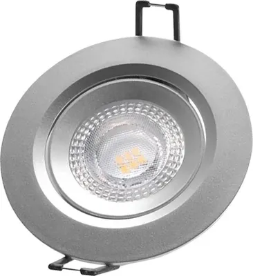 Produktbild von Edm 5w 380 Lumens 4000k Deckenstrahler Silber Silber One Size