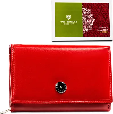 Produktbild von Peterson Portemonnaie aus Leder für Frauen Bontu rot One size