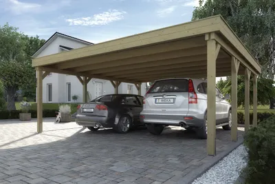 Produktbild von Doppelcarport 609 Gr. 1 B x T x H 600 x 614 x 240
