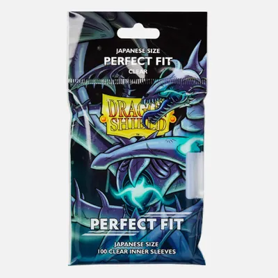 Produktbild von Dragon Shield Japanese Perfect Fit Inner Card Sleeves - Clear