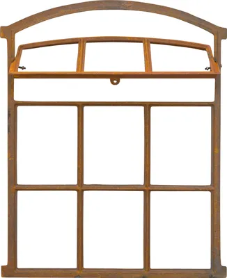 Produktbild von Fenster zum Öffnen rost Stallfenster Eisenfenster Eisen 71cm Antik-Stil (d2)